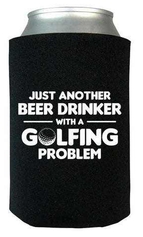 Beer Drinker With a Golfing Problem - Can Cooler